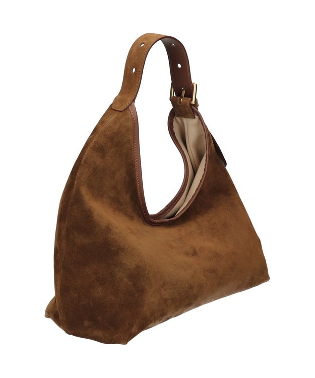 INTER-CHAUSSURES 【CHRISTIAN VILLA】ソフトルックストートバッグ ブラウンコンビ