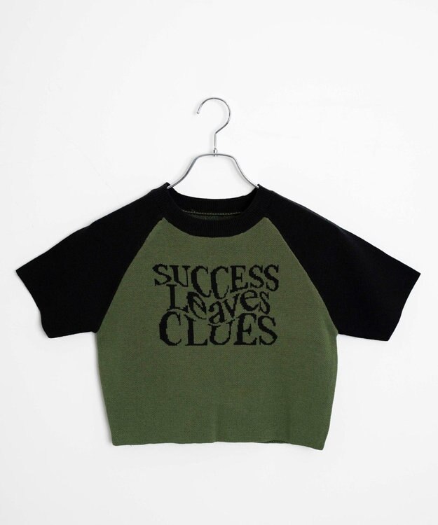 WEGO ラグランジャガードチビニットT カーキ