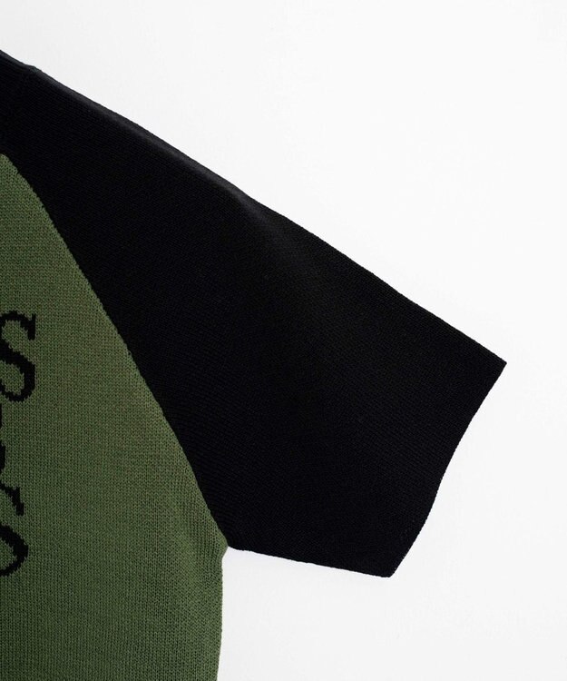 WEGO ラグランジャガードチビニットT カーキ