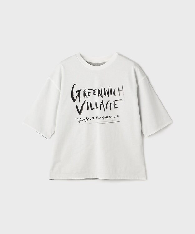GRACE CONTINENTAL レイヤードロゴＴシャツ ホワイト