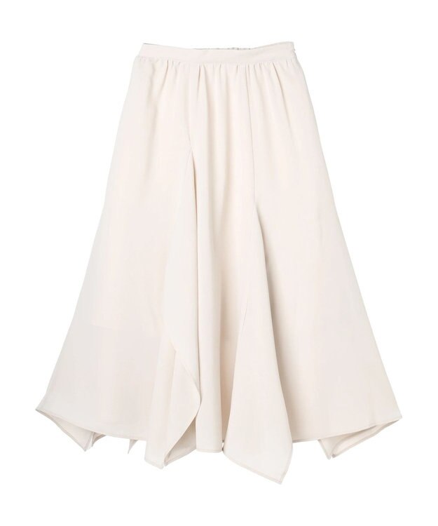 earth music&ecology ランダムイレヘムスカート Ivory