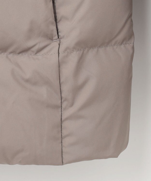 ANY 【洗濯機可能/羽毛100%使用/撥水/フード取り外し可能】楽映えリッチミドル丈ダウン モカ