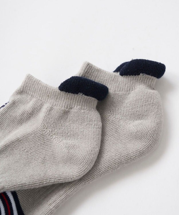 FILA GOLF／marie claire 【FILA GOLF】スニーカー丈ソックス ライトグレー