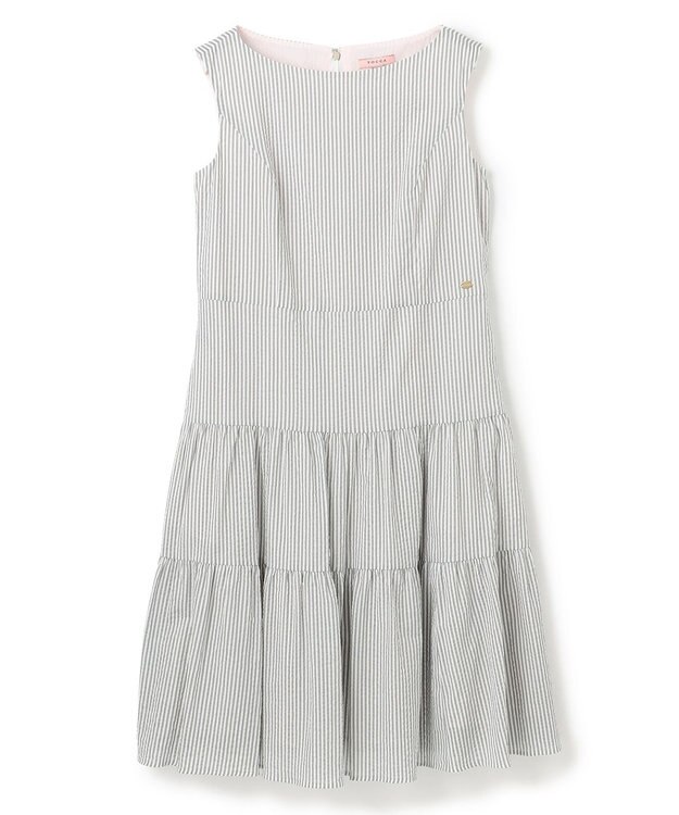 TOCCA 【00サイズあり・洗える・速乾・消臭】WAVES ティアードドレス グレー系5