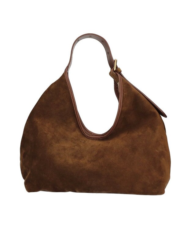 INTER-CHAUSSURES 【CHRISTIAN VILLA】ソフトルックストートバッグ ブラウンコンビ