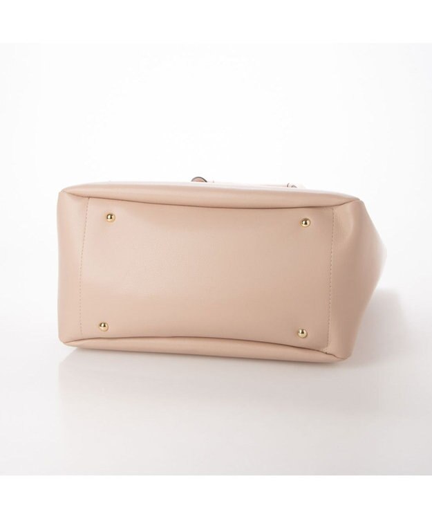 LA BAGAGERIE 【MONICA】ベルトモチーフA4トートバッグ ピンクベージュ