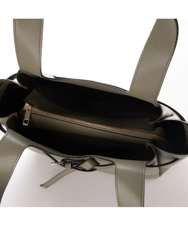 LA BAGAGERIE 【MONICA】ベルトモチーフA4トートバッグ オリーブ