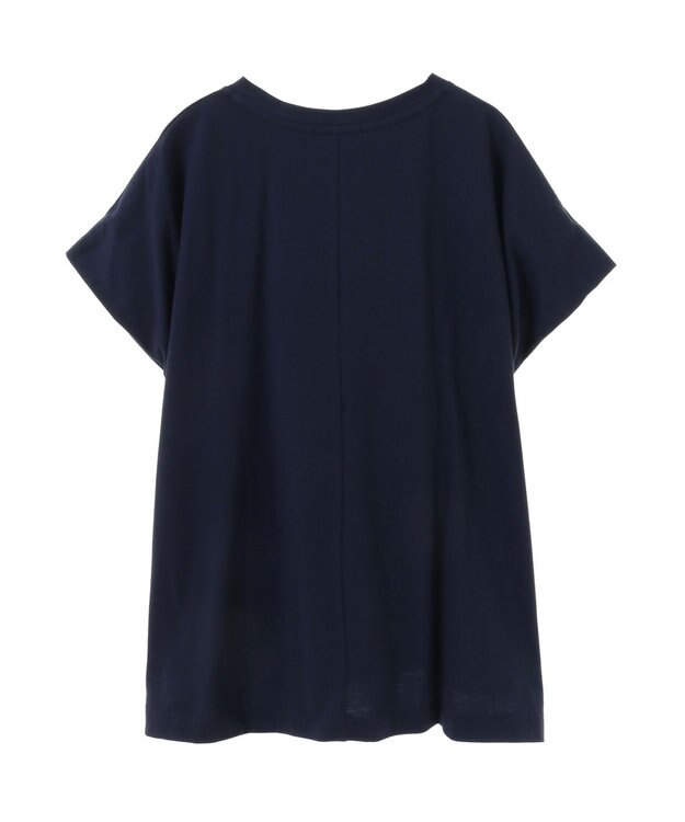 CRAFT STANDARD BOUTIQUE 発泡プリントロゴＴシャツ Navy