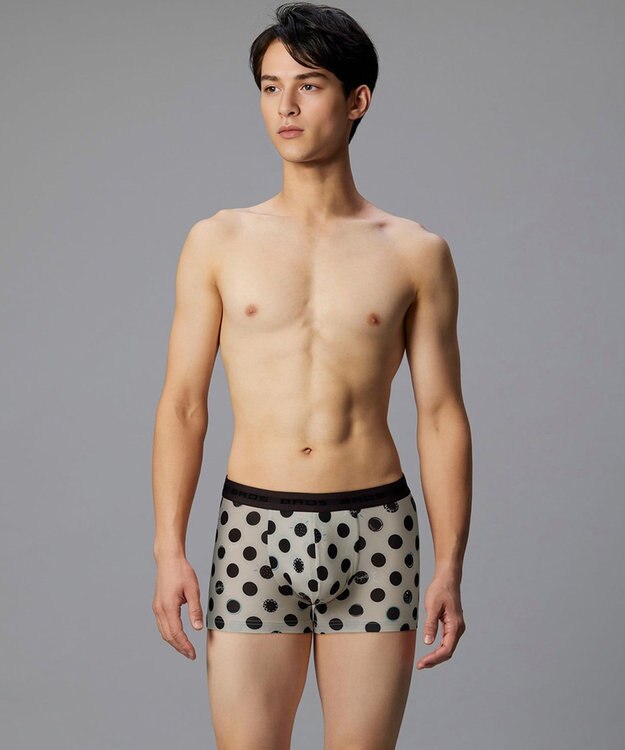 WACOAL MEN ボクサーパンツ【キモチ届けるパンツ】フロント快適設計 肌あたり軽減設計 前閉じ 下着 オリジナルメッセージカード付き GT3424 /ブロス バイ ワコールメン アイボリー