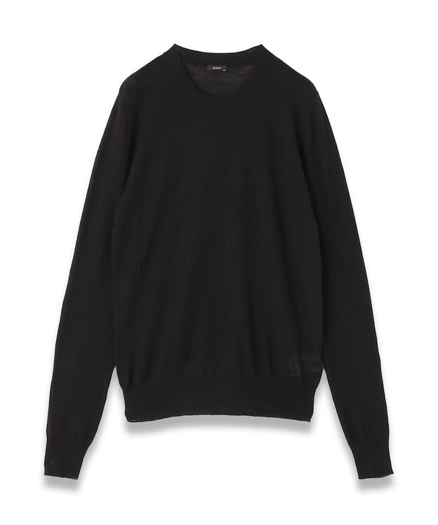 JOSEPH 【FOUNDATIONS】【洗える】キャッシュエアー　ラウンドネックニット Black