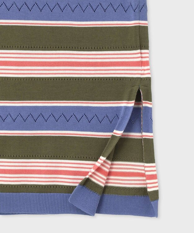 Paul Smith マルチボーダー ニットワンピース マルチカラー