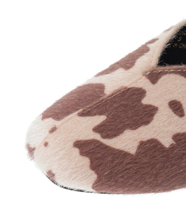 Green Parks ＲＵＰＩＳ．アニマル柄スクエアトゥミュール Brown