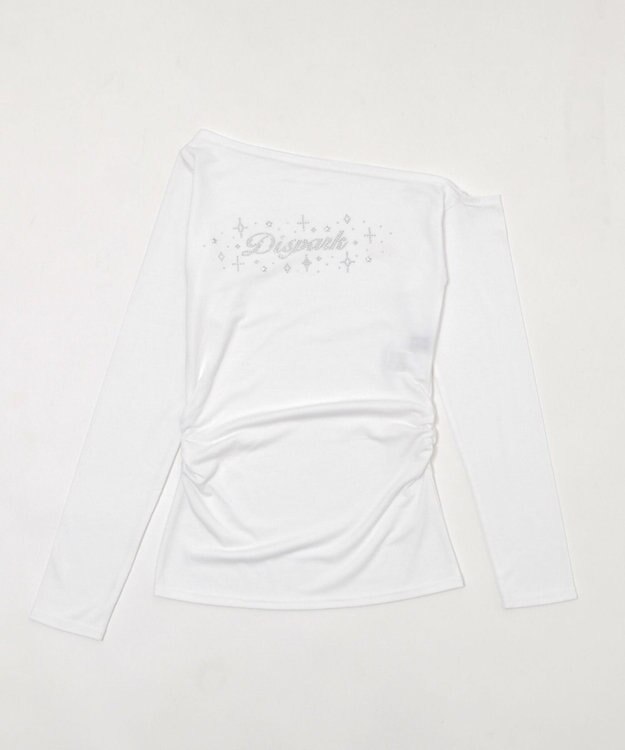 WEGO サイドギャザースタッズTOP ホワイト