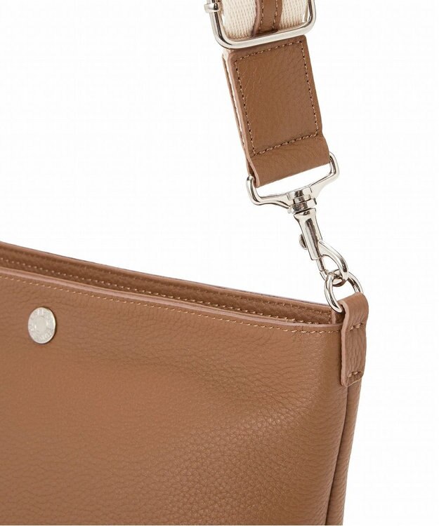 TOPKAPI 【TREASURE TOPKAPI】ソフトシュリンク テープ コンビ レザー ミニショルダーバッグ ブラウン