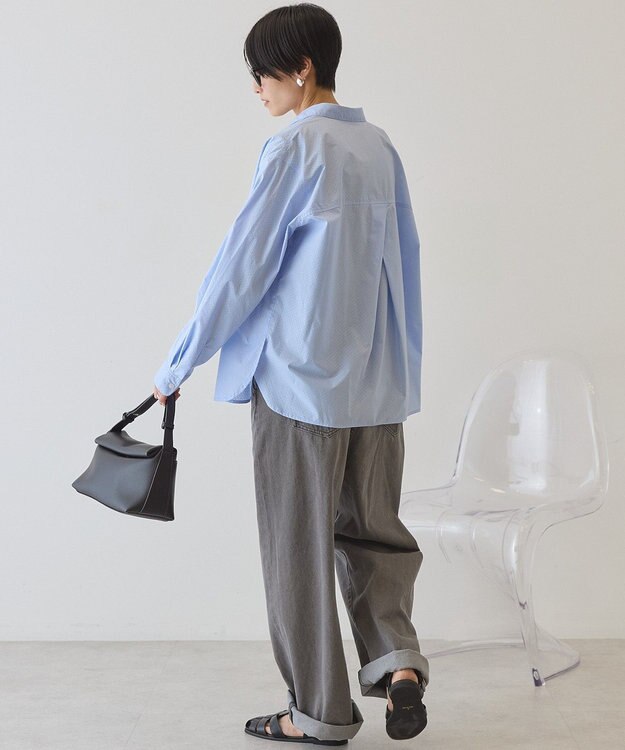 AMERICAN HOLIC パンチングシャツ Sax