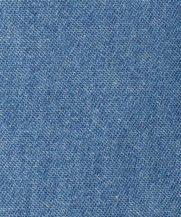 ANY KIDS スカラップ×刺繍デニムパンツ ブルー