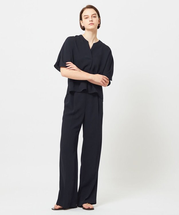 BEIGE， 【好評につき追加生産決定！・ WEB限定】ANDRE / ワイドパンツ Navy