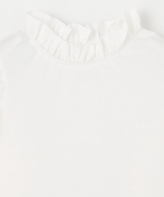 ANY KIDS ニットベストレイヤードチュニック 千鳥ジャガード×エクリュ