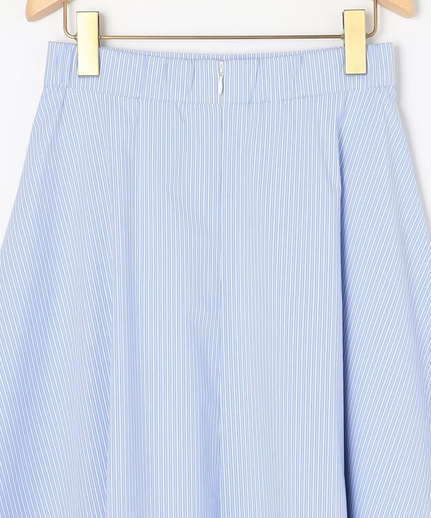 組曲 【セットアップ着用可・WEB限定】コンパクトシャーティング フレアスカート スカイブルー系1