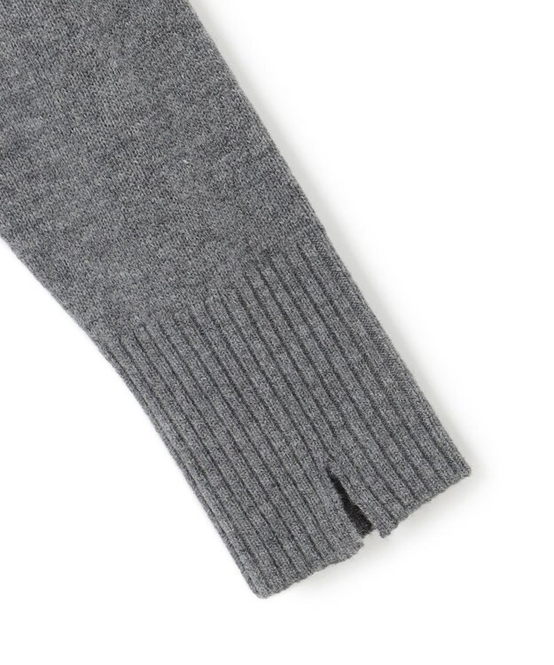 ICB L 【新色追加】ソフトカシミヤミックス ハイネックニット ミディアムグレー