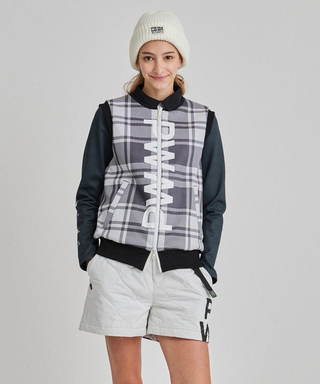 PW CIRCULUS 【WOMEN】リバーシブル カジユアルベスト グレー系5
