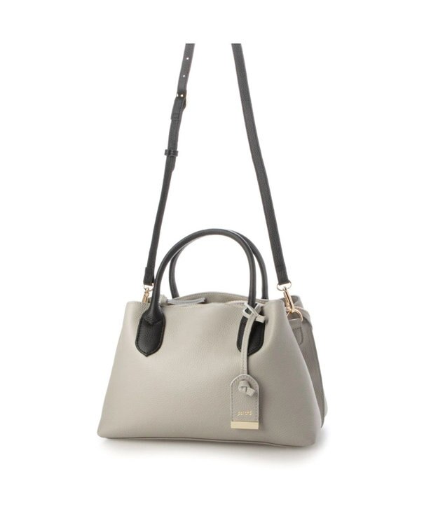 UNBILLION ペルケ perche / WEB直営限定・牛革ユーティリティ・2wayトートバッグS ライトグレー