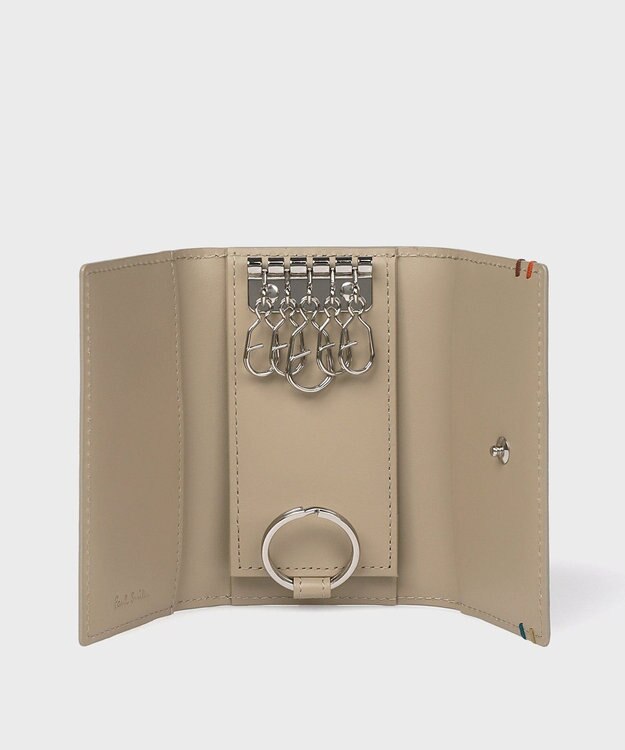 Paul Smith ハイライトステッチ キーケース ベージュ