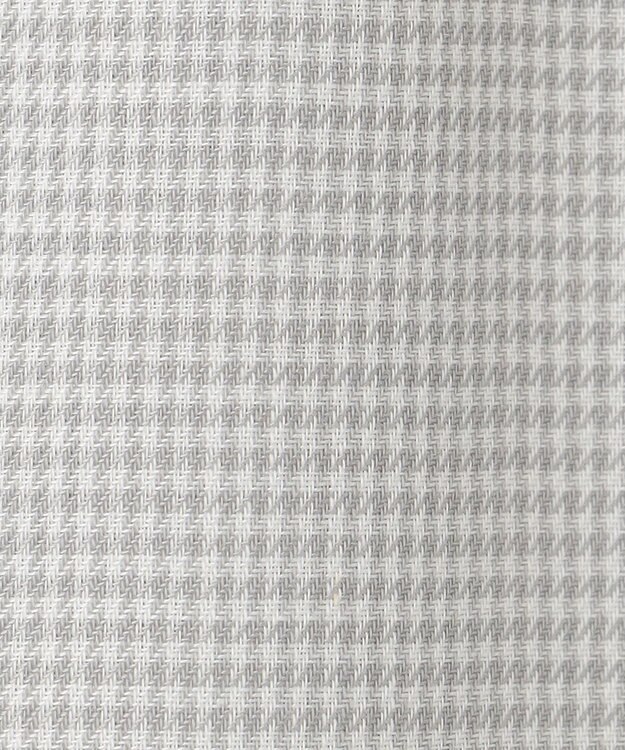 J.PRESS LADIES 【洗える】ウォッシャブルキュプラツイル ピンタック ブラウス ライトグレーチェック系