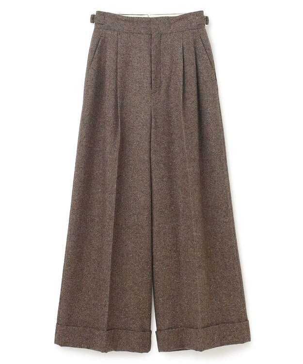 uncrave ネップツイード パンツ（uncrave WHITE） ネップブラウン