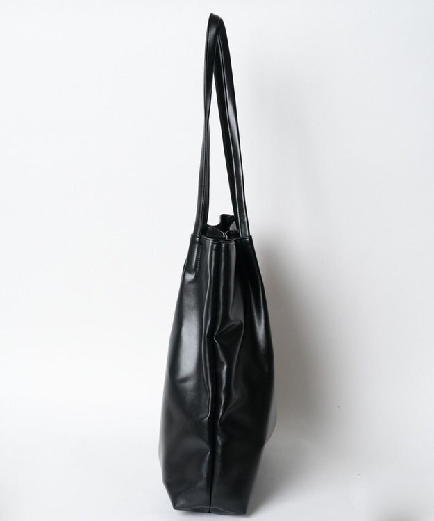 WEGO タックデザイントートバッグ ブラック