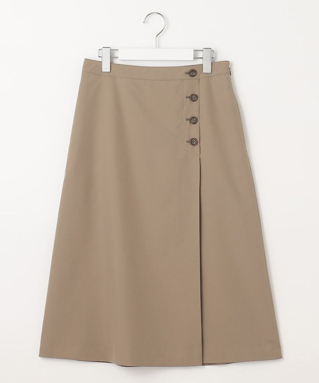 J.PRESS LADIES 【洗える・撥水】 Minotechライトタフタ スカート ブラウン系