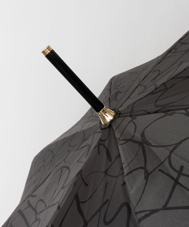 AURORA Beaurance（ビューランス）モノグラムプリント雨傘（長傘） ミディアムグレー