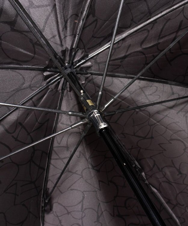 AURORA Beaurance（ビューランス）モノグラムプリント雨傘（長傘） ミディアムグレー