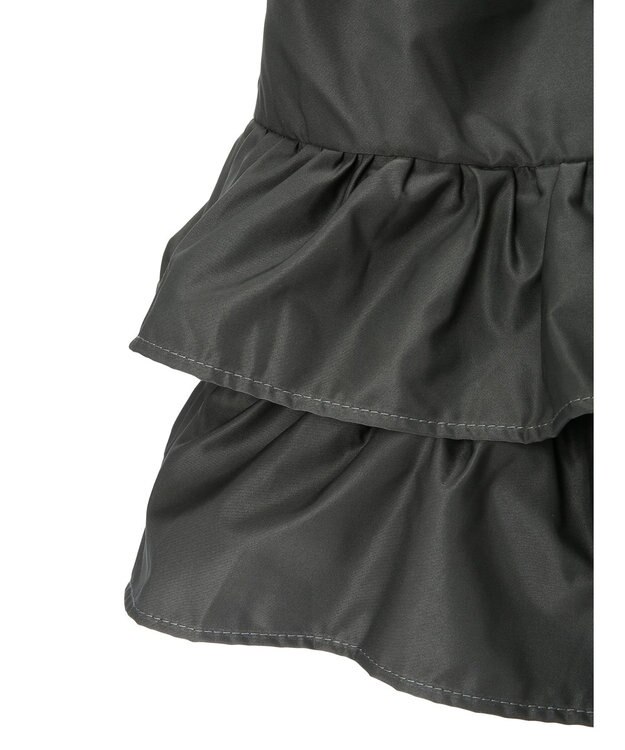 Green Parks ＯＴＯ．ＨＡ．フリルショルダーバッグ Charcoal Gray