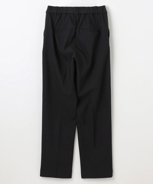 ANY L 【ウエストゴム】裏起毛ハイストレッチパンツ ブラック