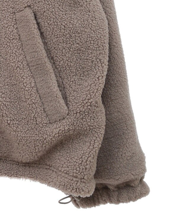 Green Parks リバーシブルコンビボアブルゾン Gray Beige