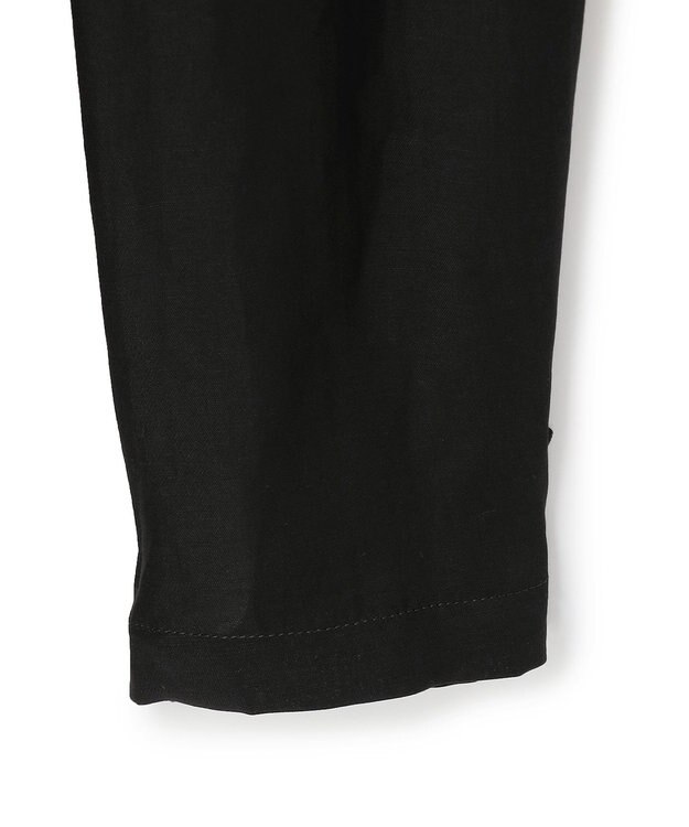 BEIGE， BERNARD / リネン混 ヘムタグ 2WAYパンツ Black