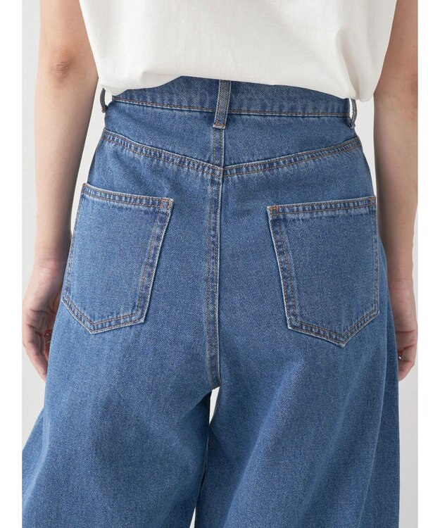 earth music&ecology デニムエッグパンツ Indigo