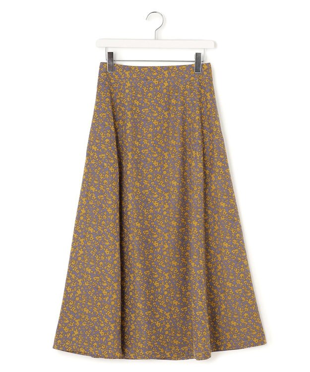 J.PRESS YORK STREET 【WOMEN】フラワープリント フレアスカート ライトグレー系5