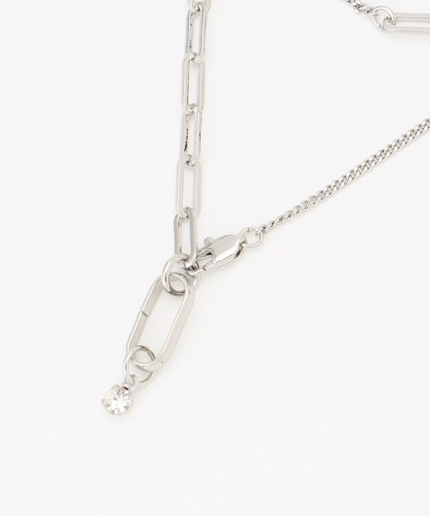 ANY マルチＷＡＹラリエットネックレス シルバー