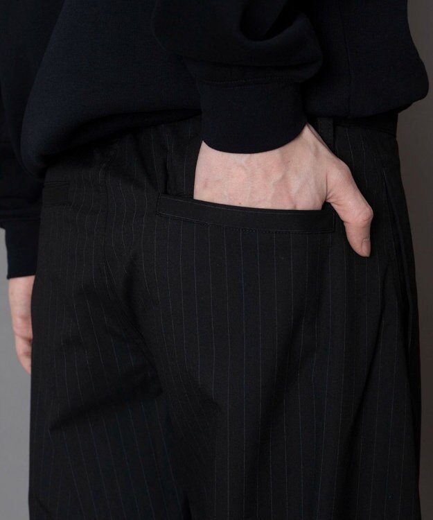 WEGO カバーフィットバルーンスラックス ブラック