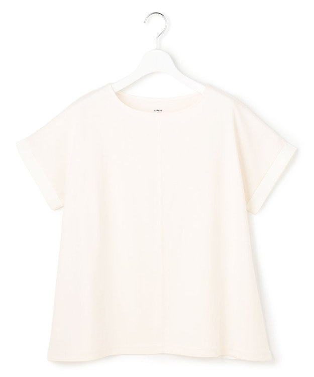 J.PRESS YORK STREET 【WOMEN】バックファブリック プルオーバー ホワイト系