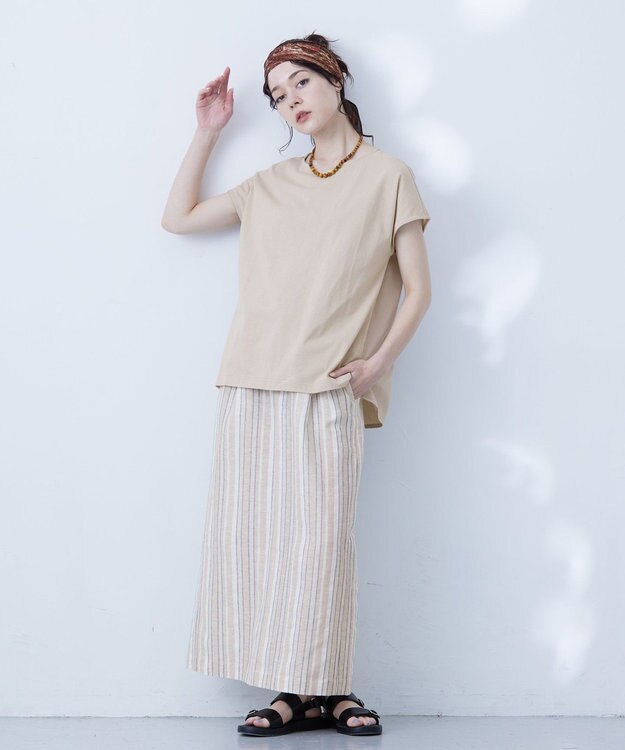 J.PRESS YORK STREET 【WOMEN】グルカ　ロングスカート ベージュ系1