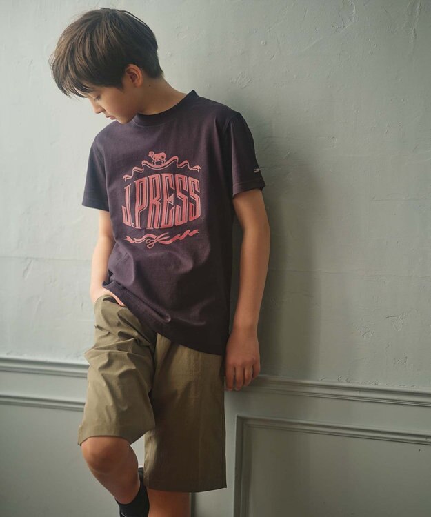J.PRESS KIDS 【140-170cm】ハウスプリント Ｔシャツ ネイビー系