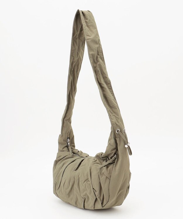 LA BAGAGERIE 【maison vert】 【軽量/多収納】ギャザーワンショルダー　Small カーキ