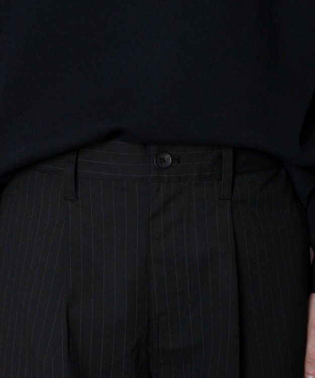 WEGO カバーフィットバルーンスラックス ブラック