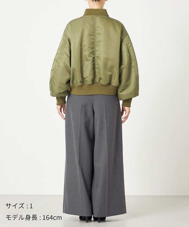 NAVE 【Nave】ファーカラーMA-1 カーキ系