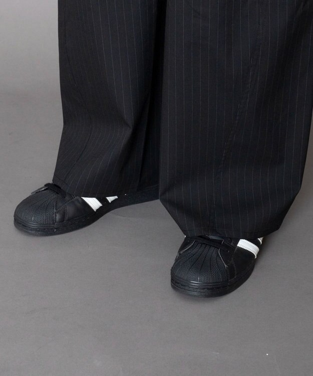 WEGO カバーフィットバルーンスラックス ブラック