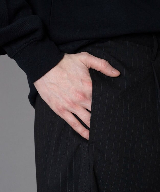 WEGO カバーフィットバルーンスラックス ブラック