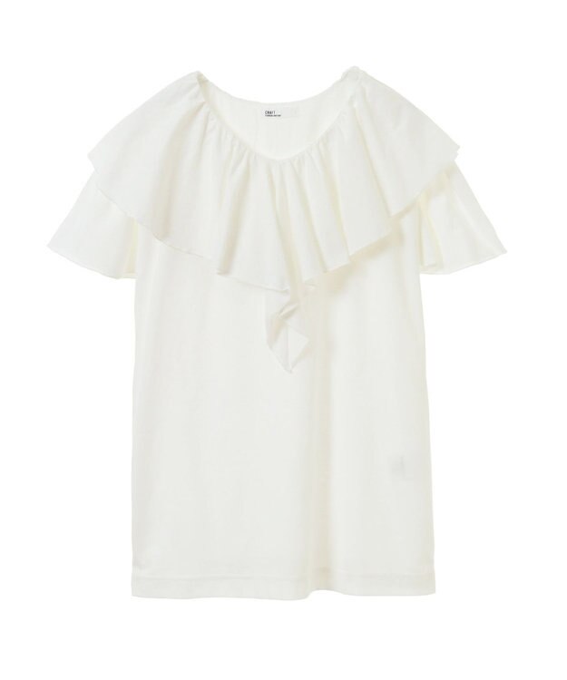 CRAFT STANDARD BOUTIQUE フリルデザインTee Off White